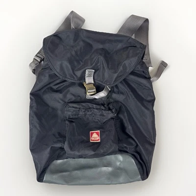 Mochila Jansport Off Trail Negra Tormenta Gris Cuero Parte Inferior Skip Yowell TQF5 Foto 1 de 4