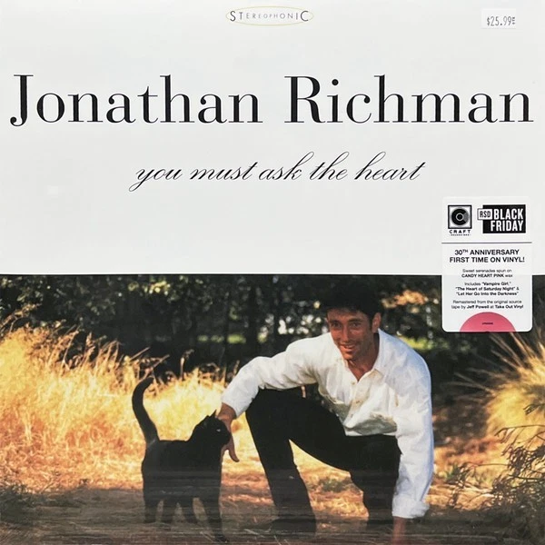 Jonathan Richman – You Must Ask The Heart RSD 2025 PINK VINYL NEW & SEALED - Image 1 of 1