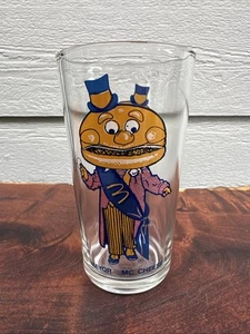 70er Jahre Bürgermeister McCheese McDonalds Vintage 5" Sammler Trinkglas Politiker - Bild 1 von 8