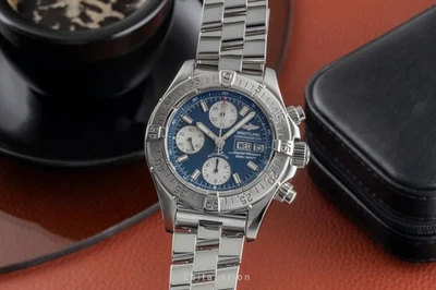 Breitling Superocean Chronograph Stahl Automatik Herrenuhr Ref.  A13340 Box - Bild 1 von 4
