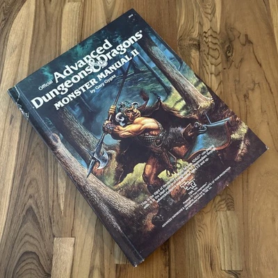 Dungeons & Dragons: Monster Manual II (2) ⭐TSR AD&D Primera Edición Tapa Dura Foto 1 de 4