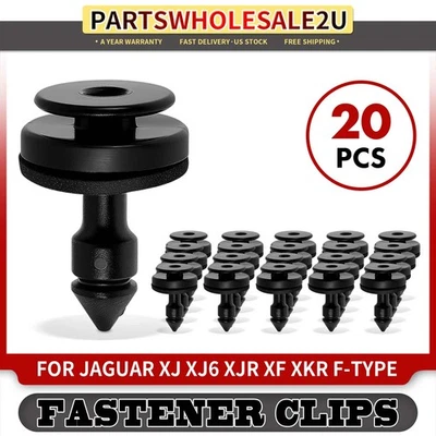 20 шт. 7,2 мм нейлоновых зажимов для отделки панели фиксаторов с герметиком для Jaguar XJ XJ6 XJR XF - Изображение 1 из 4