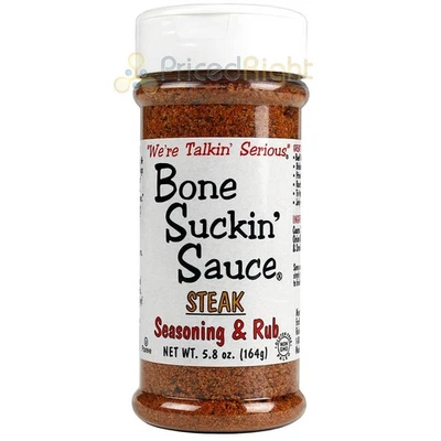 Bone Suckin' Sauce 牛排调味膏 5.8 盎司瓶装非转基因无麸质混合 — 第 1/4 张图片