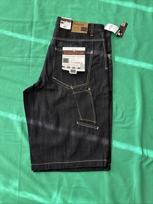 Pantalones Cortos De Colección Y2K Evolution En Diseño Multi Bolsillo Hip Hop Sueltos Jean Hombres Talla 42 Foto 1 de 4