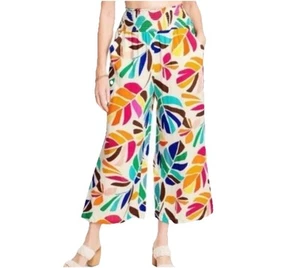 Tabitha Brown x Target XL COVER UP PANTS Botanical Floral Colorful Wide Leg Boho - Picture 1 of 7
