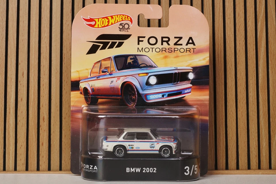 Hot Wheels Premium FORZA MOTORSPORT BMW 2002 , Real Riders, 1:64,  OVP, MIB - Bild 1 von 4