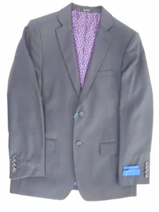 Chicos T.O. Blazer de lana azul marino clásico tallas 16-20 - Imagen 1 de 5