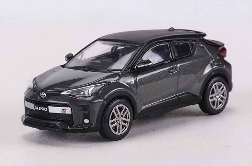 DCT 1/64 Scale Toyota C-HR CHR Hybrid GR Sport Grey Diecast Car Model Toy