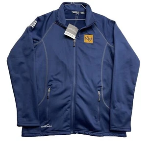 Eddie Bauer Women’s 1834 Full Zip Base Layer Smooth Fleece Jacket Old National - Picture 1 of 14