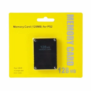 PS2 MEMORY CARD 128MB NERA PLAYSTATION 2 PSTWO - Bild 1 von 1