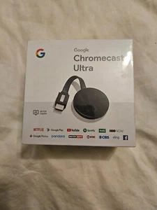 Google Chromecast Ultra 4K ( New & Sealed) GA3A00403A14 - Picture 1 of 1