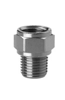 2520 1/8-1/4, BSPT adaptor-adaptor-male 1/8-female 1/4 thread | Camozzi