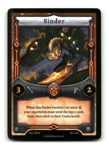 Elestrals Base Set Trading Card Game #BS1-033 Sinder - Picture 1 of 4