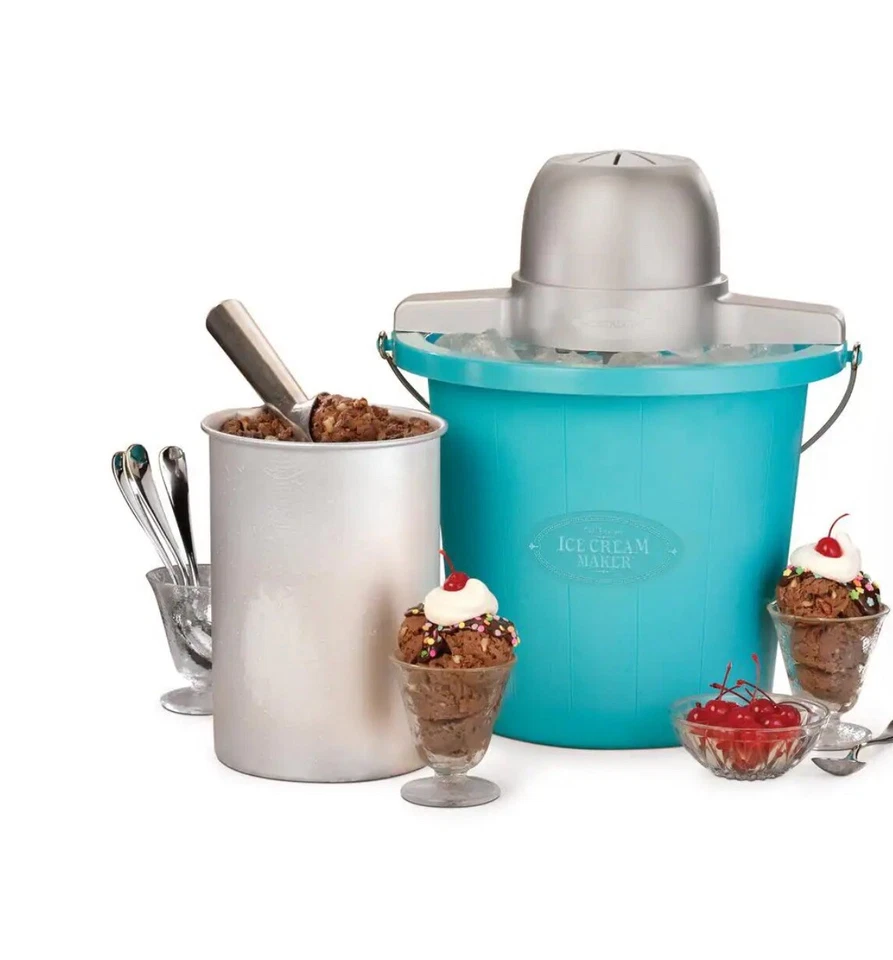 Máquina de helados antigua Nostalgia PICM4BG, azul Foto 1 de 1