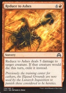 2X REDUCIR A CENIZAS 176/297 SOMBRAS SOBRE INNISTRAD MTG MAGIC LP X2 - Imagen 1 de 1