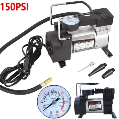 Heavy Duty Portable Air Compressor Car Tire Inflator Electric Pump Auto New 12V
