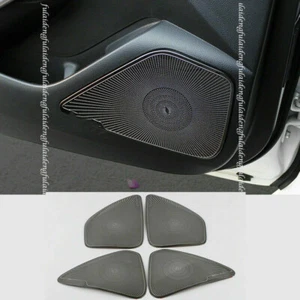 4P For Toyota Corolla 2019-2023 Black Inner Door Loudspeaker Cover Molding Trims - Picture 1 of 5