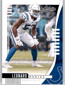 2019 Absolute Darius Leonard NFL PWE Base Card Colts #31 - Picture 1 of 2