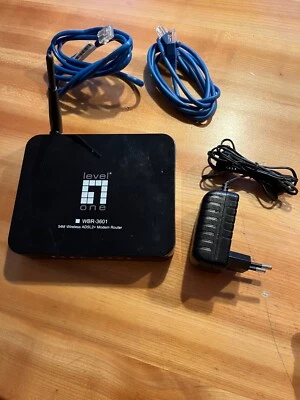 Level one WBR-3601 54M Wireless ADSL2+ Modem Router - Bild 1 von 4