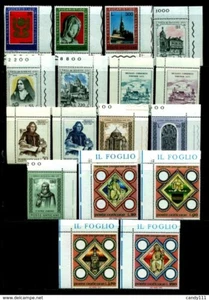 Vatican 1973 Armenian Patriarch,Copernicus,Astronomer,Tower,Pieta,YEAR SET,MNH - Picture 1 of 2