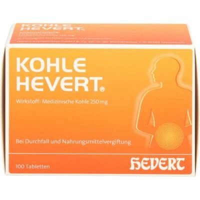 HEVERT ARZNEIMITTEL GMBH & CO. KG KOHLE Hevert Tabletten 100 St PZN06968642