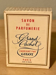 Vintage Savon De Parfumerie Fabrique par Gilot PERFUMED SOAP Paris Rare - Picture 1 of 6