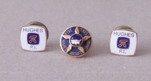 Hughes Aircraft Company 5 Year Anniversary and (2) Performance Improvement Pins - Picture 1 of 3