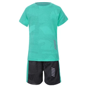 Kids Boys Tracksuit Quick Dry T-Shirt Summer Shorts Moisture Activewear Tees - Picture 1 of 54