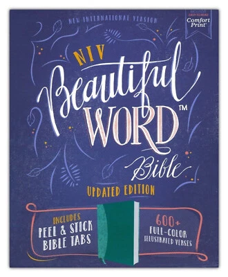 NIV Beautiful Word Bible Updated Edition, Peel/Stick BRAND NEW in Shrink Wrap!!! Foto 1 de 4