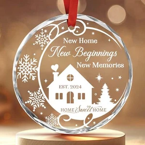 New Home 2024 Ornament Housewarming Gifts New Home Couple First Home Ornament... - Picture 1 of 7