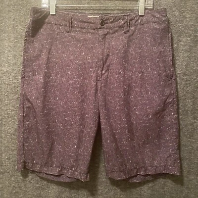Travis Mathew Golf Shorts Mens 34 Purple Chino Performance Stretch 10" Inseam - Image 1 of 4