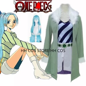 Anime Nefeltari Vivi Miss princess Cosplay Costume Any Size top+short+coat+belt - Picture 1 of 14