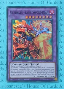 Ultimate Flame Swordsman MZMI-EN004 Super Rare Yu-Gi-Oh Card 1st Edition New - Picture 1 of 3