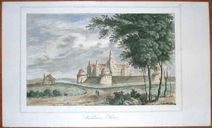 Impresión 1839 CASTILLO VADSTENA, SUECIA, #38 - Imagen 1 de 1