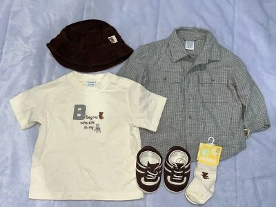 De colección Gymboree Lote B Para Oso 9-12 Meses Dedo Marioneta Zapatos Sombrero Calcetines Foto 1 de 4