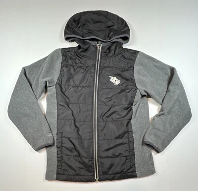 UCF Knights Colosseum Black Gray Hoodie Sweatshirt Jacket Youth Medium (12-14) - Image 1 of 4