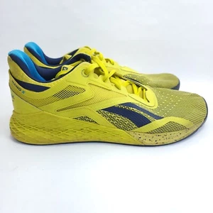Reebok Nano X Training FW8128 Chartreuse Navy Men shoes Size 13 - Picture 1 of 7