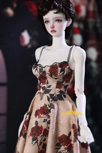 1/3SD SD16 SID EID BJD Ropa Ajuste Cierre Retro Bandolera Vestido Dormir Rosa - Imagen 1 de 14