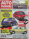 AUTO HEBDO: n&#176;663: 15/02/1989: VW POLO - OPEL CORSA - GT 250 - 405 T16 A MONTER