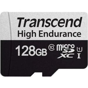 Transcend 350V R100/W45 microSDXC 128 GB Kit, UHS-I U1, Class 10 - Zdjęcie 1 z 3