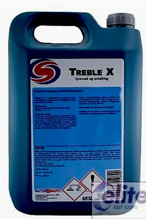 Autosmart Treble X Acid Cleaner & Descaler 5 litre - Strong Effective Cleaner - Image 1 of 1