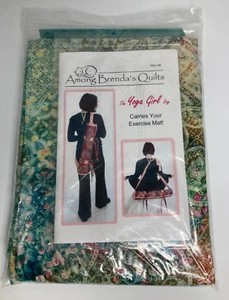 Yogamatte Tasche Schnittmuster Set zum Nähen von Batikstoffen aus Brendas Quilts - Bild 1 von 10