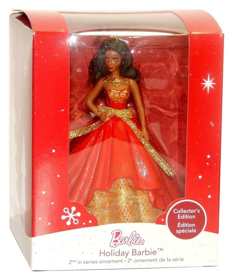 Barbie afroamericana American Greetings Heirloom Holiday 2014 ¡Adorno! Foto 1 de 1