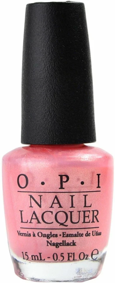 OPI PRINCESSES RULE Glitter Pink Nail Polish R44 15ml Bottle
