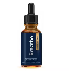 BREATHE 8in1 Mullein Drops 1oz Lung Cleanse Peppermint Thyme Respiratory Support - Picture 1 of 7
