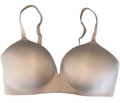 Gap Body Favourite Wireless Bra Size 36D Peach Tan Padded EUC - Image 1 of 4
