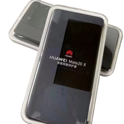 100% Original For Huawei Mate20 X Luxury PU Leather Smart View Flip Case Cover - Image 1 of 4