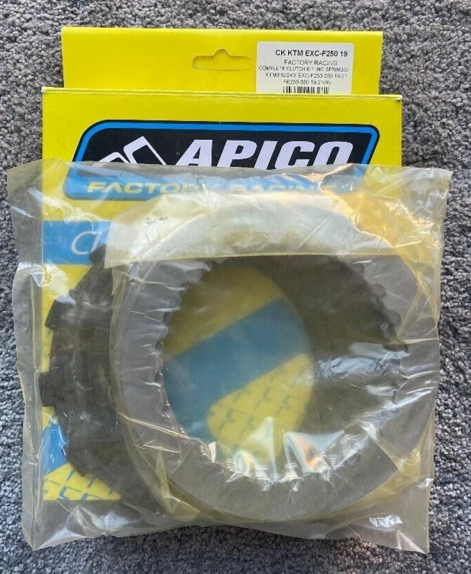 HUSQVARNA FE 250 FE 350 2014 - 2024 APICO ПОЛНЫЙ КОМПЛЕКТ СЦЕПЛЕНИЯ - Изображение 1 из 1