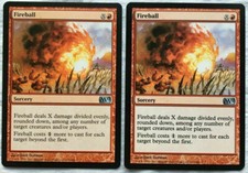 MTG Fireball - Core set 2012 (M12) - LP x2 Cards