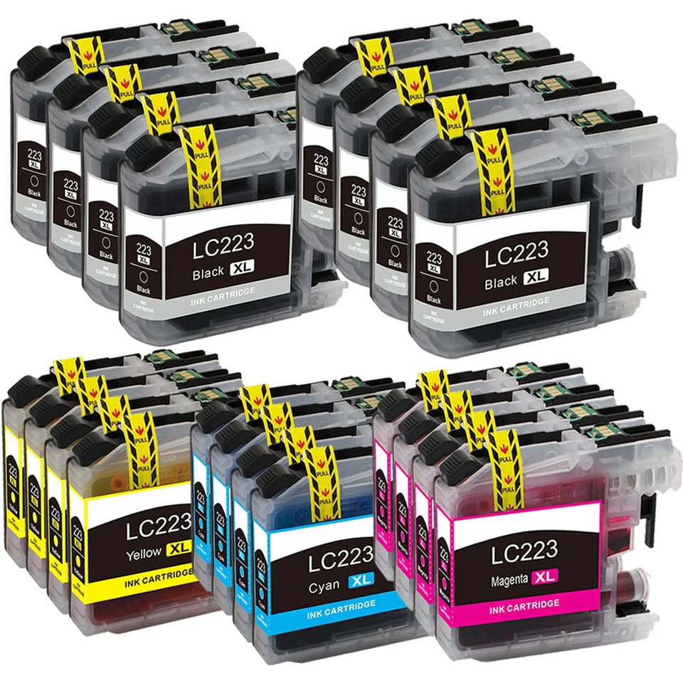 kompatibel für XXL LC-223 Druckerpatronen Brother LC223 MFC-J480DW MFC-J5320DW - Bild 1 von 4